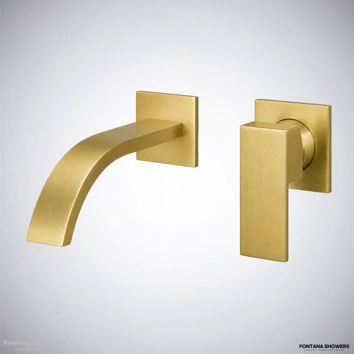Fontana Marvello Basin Faucet in Satin Brass